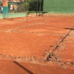 Renovació total de la pista 5 de tennis